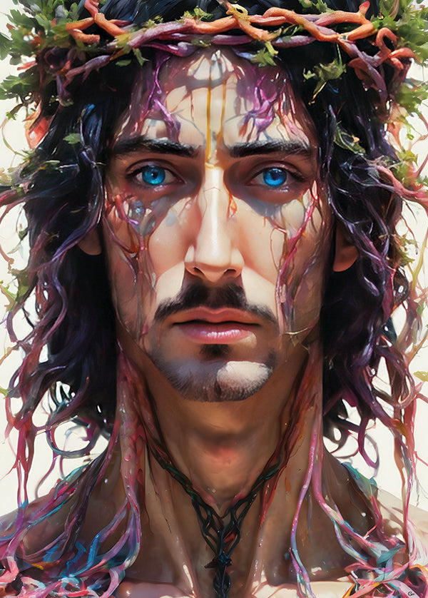 Jesus neu sehen: Jenseits der Leinwand - Hochwertiger Druck auf Leinwand oder Acrylglas