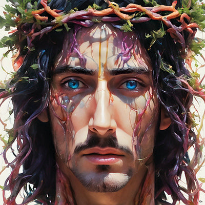 Jesus neu sehen: Jenseits der Leinwand - Hochwertiger Druck auf Leinwand oder Acrylglas