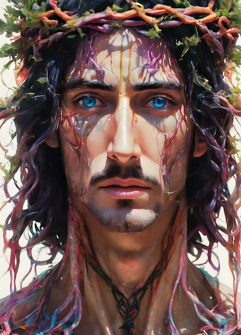 Jesus neu sehen: Jenseits der Leinwand - Hochwertiger Druck auf Leinwand oder Acrylglas