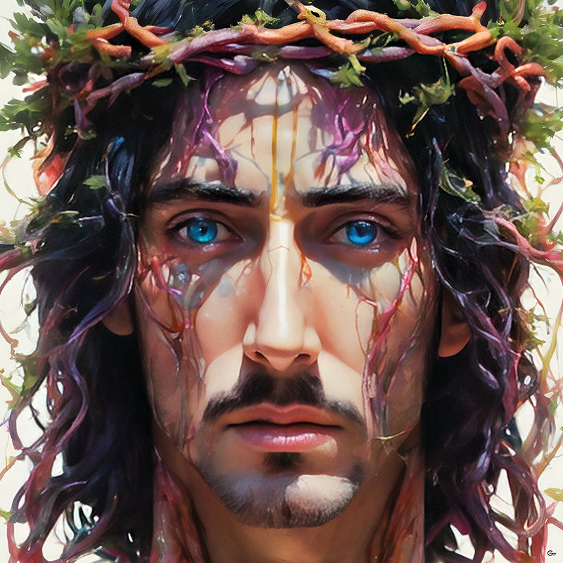 Jesus neu sehen: Jenseits der Leinwand - Hochwertiger Druck auf Leinwand oder Acrylglas