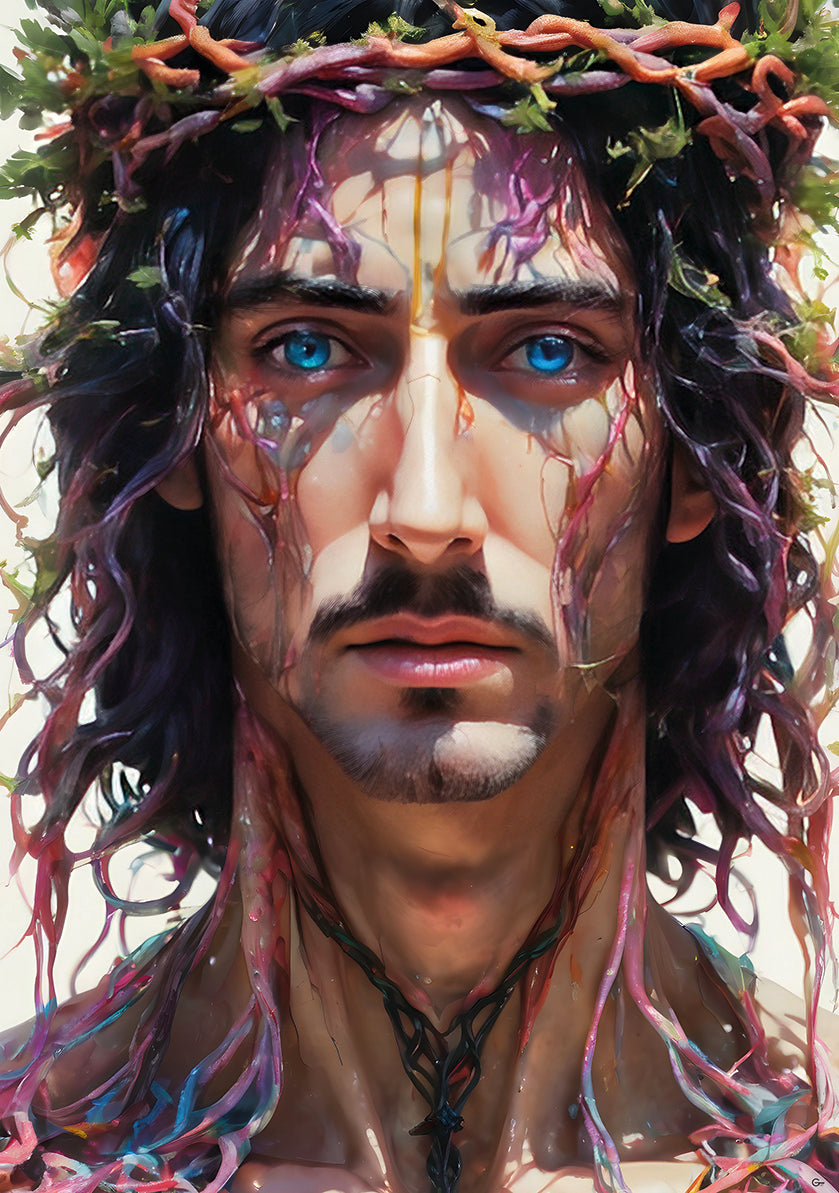 Jesus neu sehen: Jenseits der Leinwand - Hochwertiger Druck auf Leinwand oder Acrylglas