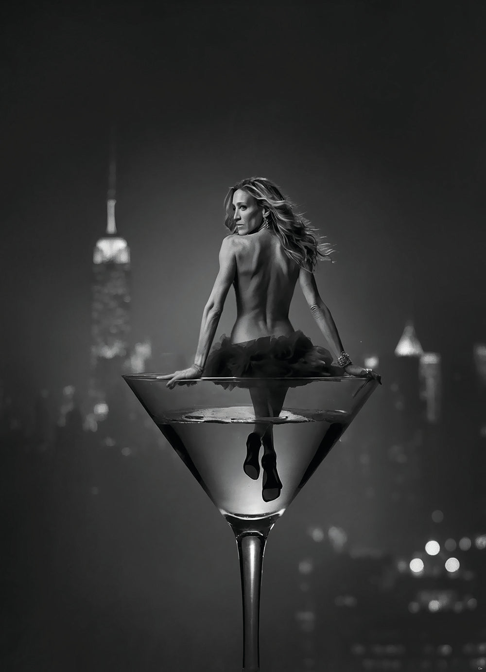 Carrie Bradshaw: High Heels, Herzklopfen und die Kunst der Verführung - Hochwertiger Druck auf Leinwand oder Acrylglas