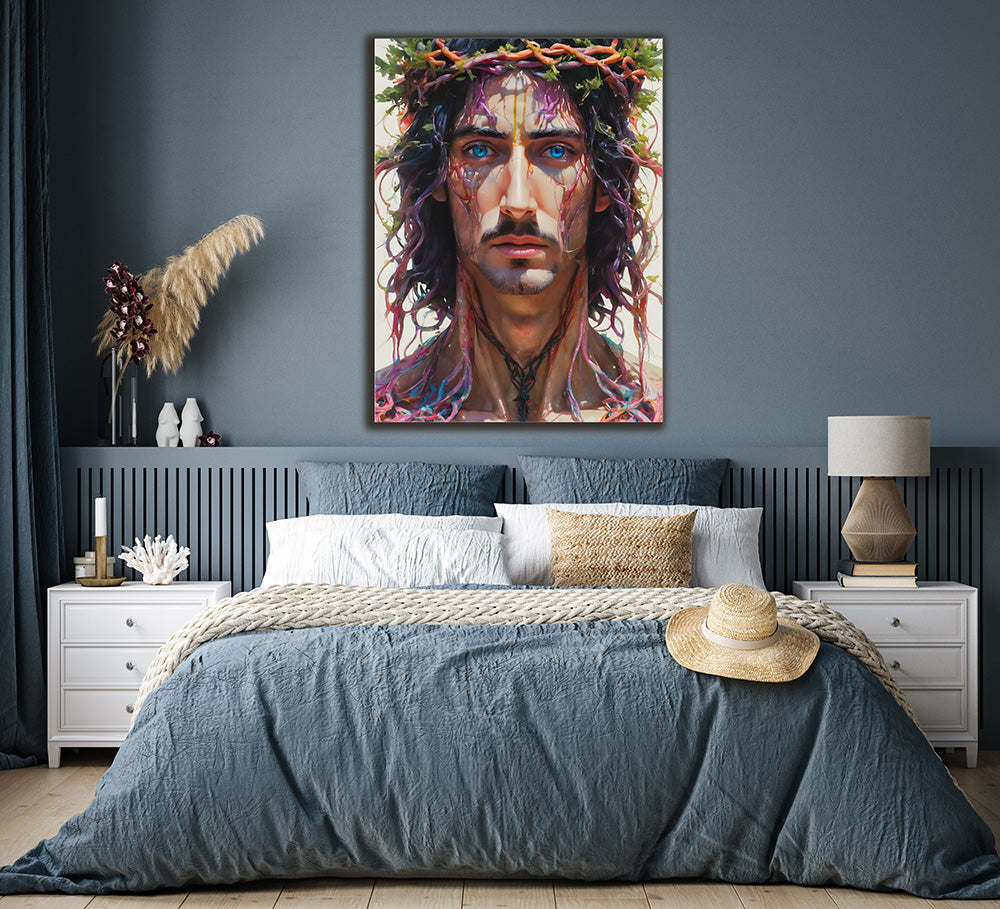 Jesus neu sehen: Jenseits der Leinwand - Hochwertiger Druck auf Leinwand oder Acrylglas