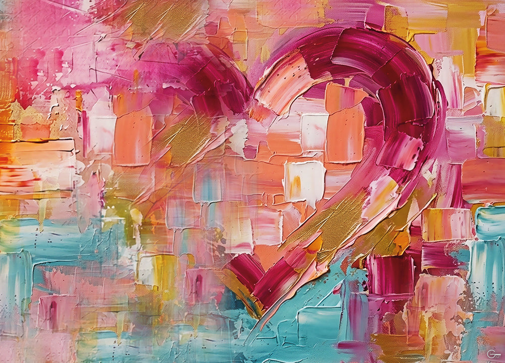 Pulse of Love - Hochwertiger Druck auf Leinwand oder Acrylglas
