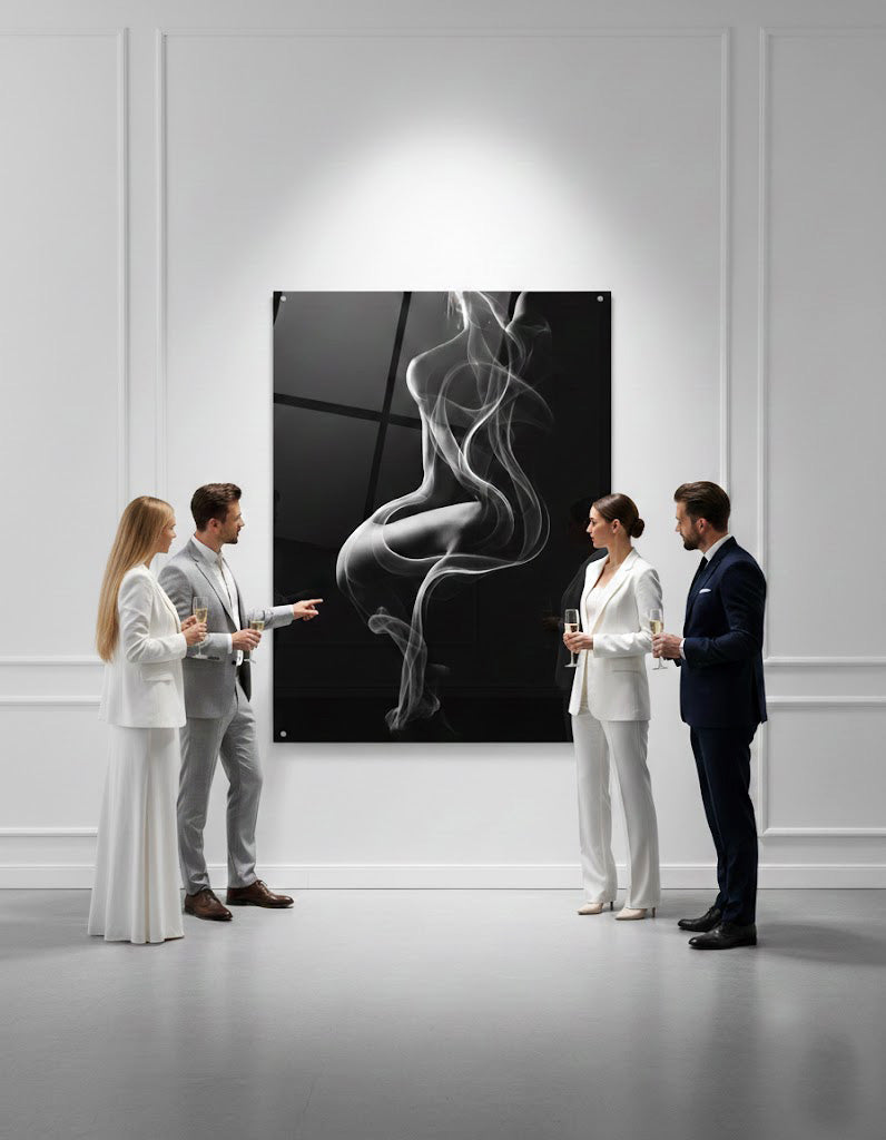 Im Atem des Nebels - Hochwertiger Druck auf Leinwand, Acrylglas, Poster und gerahmte Poster