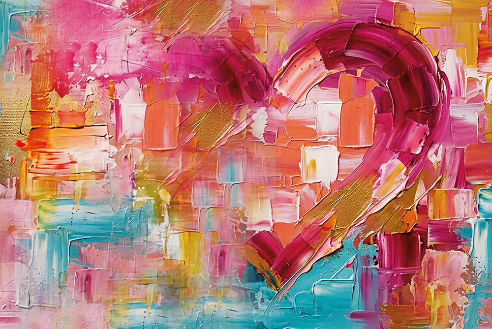 Pulse of Love - Hochwertiger Druck auf Leinwand oder Acrylglas