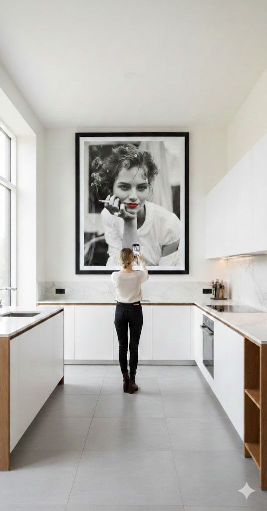 Leiser Akt der Rebellion - Hochwertiger Druck auf Leinwand, Acrylglas, Poster und gerahmte Poster