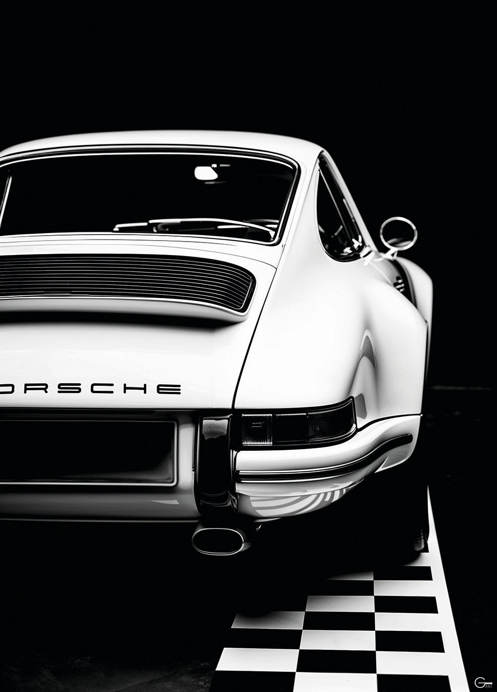 Porsche in Perfektion - Hochwertiger Druck auf Leinwand, Acrylglas, Poster und gerahmte Poster