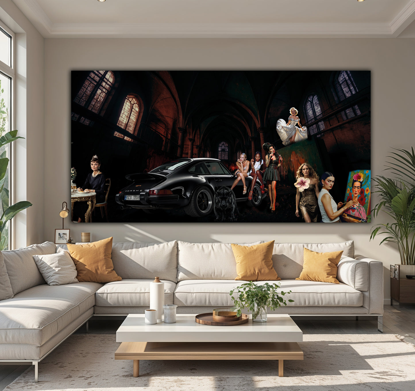 Catwalk der Ikonen   -  Leinwanddruck oder Acrylglas