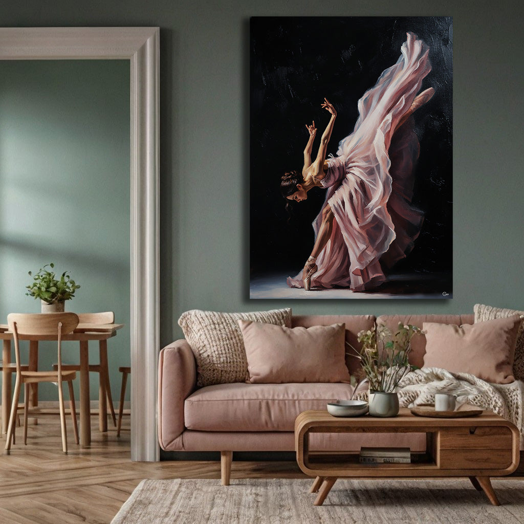 Tanz der Leichtigkeit - Hochwertiger Druck auf Leinwand, Acrylglas, Poster und gerahmte Poster